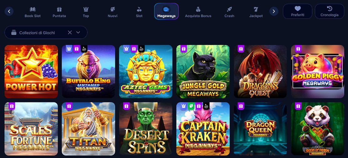 Slot machine da casinò online. 