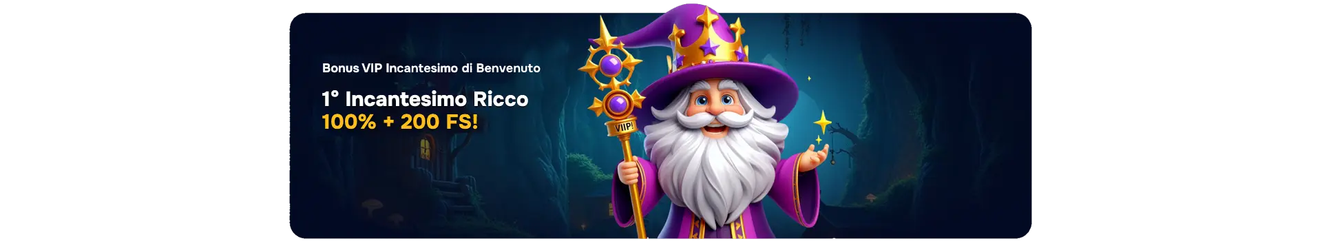 VIP bonus casino Wizardo.